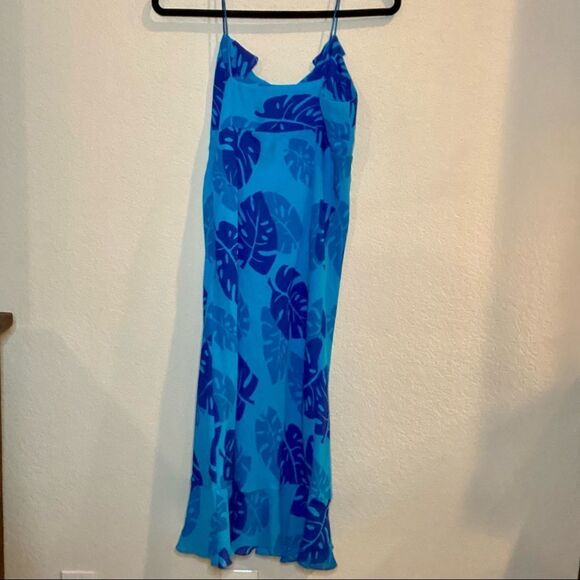 Express Floral Midi Dress Sz 8 - Picture 5 of 9